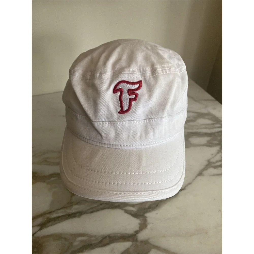 Firestone Embroidered Logo White Pukka‎ Headwear Flex Military Style Hat S/M